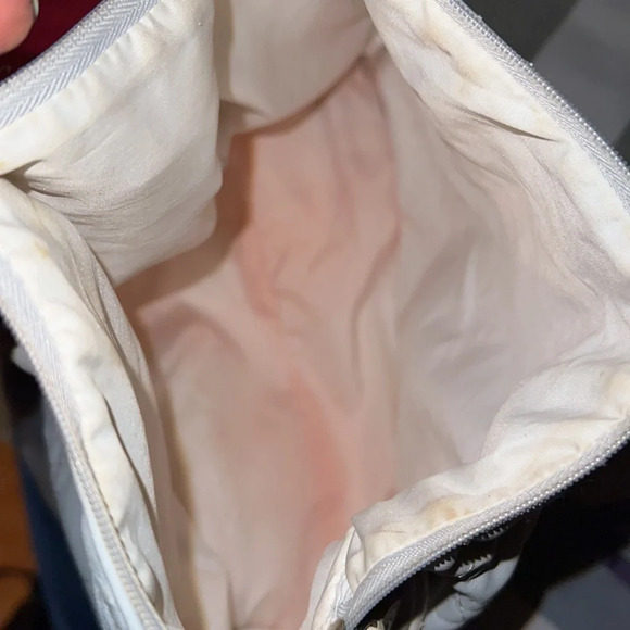 Dior Large  quilted grey cosmetics bag - Picture 5 of 10